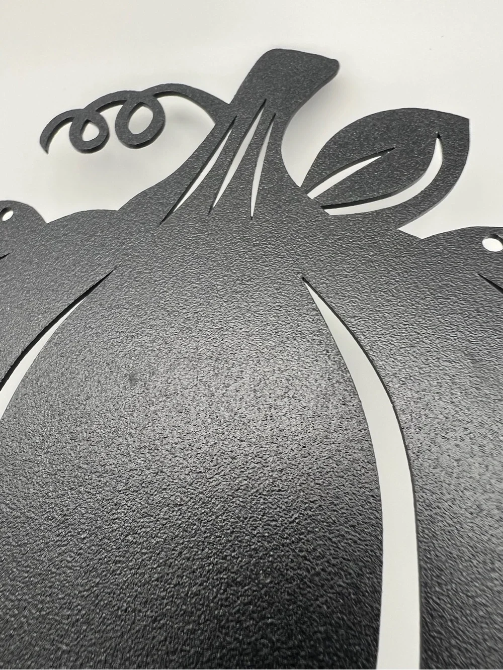 Laser Cut Metal Wall Art Decorative Sign by Redline Steel Black pumpkin